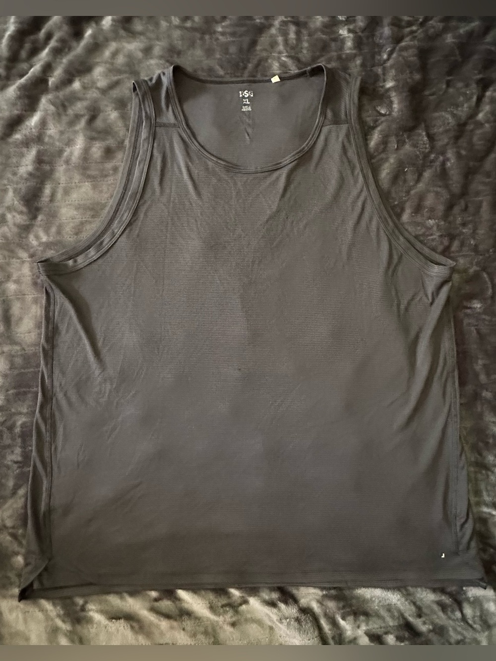 DSG Black Activewear Wicking Athletic Tank Top Sleeveless Size XL